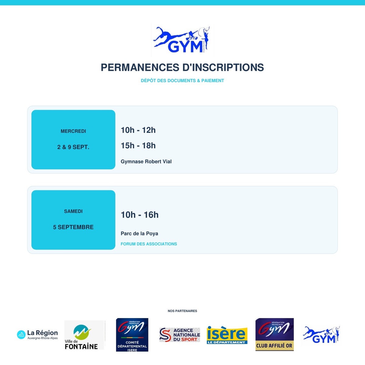 Permanences d’inscriptions