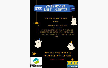 Stage Gym et multi-activités du 20 au 24 octobre 2025